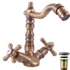 Rav Mélangeur bidet MOA RETRO avec pop-up en laiton bronze* Robinet De Bidet