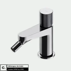 Otitec Mélangeur de bidet - CONTOUR - Chrome
