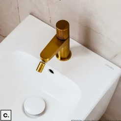 Otitec Mélangeur de bidet - CONTOUR - Or Brossé* Robinet De Bidet