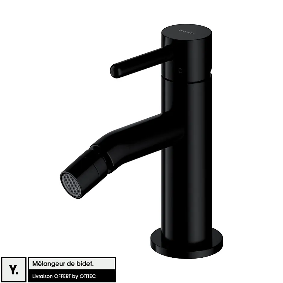 Otitec Mélangeur de bidet - Couleur Noir - Y* Robinet De Bidet
