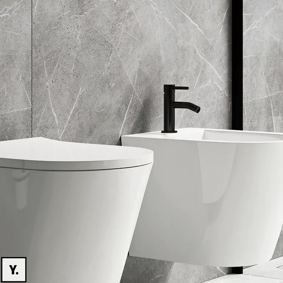 Otitec Mélangeur de bidet - Couleur Noir - Y* Robinet De Bidet
