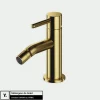 Otitec Mélangeur de bidet - Laiton Brossé - Y* Robinet De Bidet