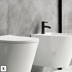 Otitec Mélangeur de bidet - Noir & Or - Y* Robinet De Bidet