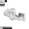 Otitec Mélangeur de douche - Chrome - avec Crochet OFFERT - PARMA