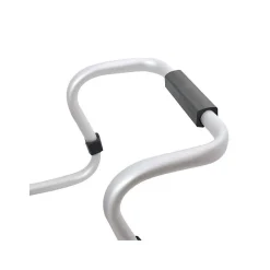 MSV Grand siège de baignoire extensible 5070cm Gris Max 120kg
