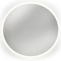 Naturel Iluxit Miroir rond avec éclairage LED 60x60 cm (ZIL60KLED)* Miroir Simple