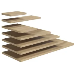 Naturel Plan Stilla 80x2,5x46 cm marron (STILLAF08003)