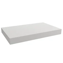 Naturel plan vasque 80x8x50 cm, blanc brillant (DO8050B)