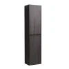 Naturel Verona Armoire haute bois foncé avec deux portes, 40x30x170cm (VERONAV40TD)* Armoire De Salle De Bains