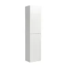 Naturel Verona Armoire haute blanche avec deux portes, 40x30x170cm (VERONAV40BM)* Armoire De Salle De Bains