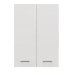 Autres NELLIO - Armoire de toilette murale - Meuble Salle de bain à suspendre - 64x30x90 cm - Rangement* Armoire De Salle De Bains