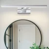 Nettlife Applique miroir LED 6W 30CM Etanche IP44 Chrome Moderne Blanc Neutre 4000K