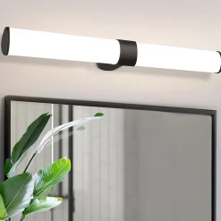Nettlife applique miroir LED 15W 60cm blanc neutre 4000K noir