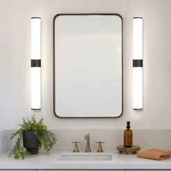 Nettlife applique miroir LED 15W 60cm blanc neutre 4000K noir