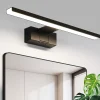 Nettlife Lampe Miroir LED IP44 8W 40cm Blanc Neutre 4000K Salle de Bain Noire* Miroir Grossissant Lumineux