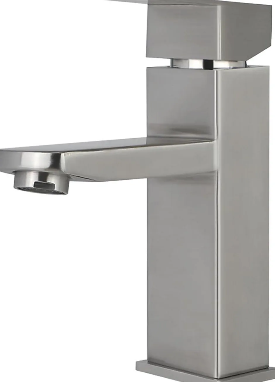 Nettlife robinet d'évier robinet chaud/froid robinet haute pression en acier inoxydable* Robinet Lavabo Et Vasque