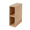 GoodHome Niche 2 cases Avela placage chêne 20 cm* Etagère Salle De Bains