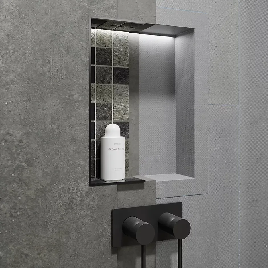 U-tile Niche de douche à carreler - format intérieur 80 x 30 cm - 15 cm de profondeur