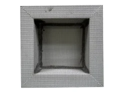Vente-unique Niche de douche à encastrer et prête à carreler - 31 x 31 cm - KLARA