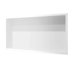 Ledimex Niche de Douche Mural 63 x 33 cm - Rangement Salle de Bain en finition Blanc Satiné - PACIFIC* Niche De Salle De Bains