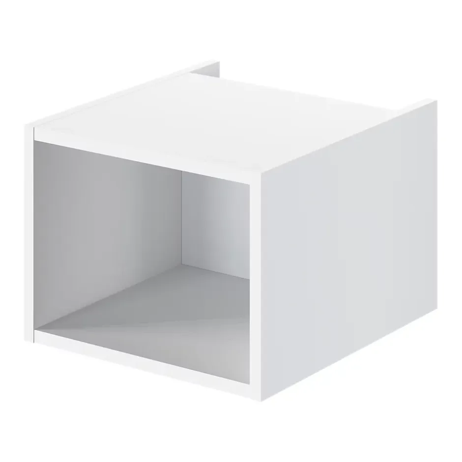 GoodHome Niche l.40 x H.30 x P.45 cm blanc mat Kentia* Meuble Sous-Vasque