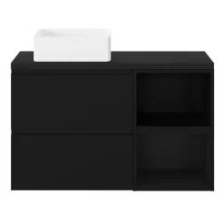 GoodHome Niche l.40 x H.30 x P.45 cm noir mat Kentia