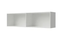 Bernstein Niche Murale Douche Blanche Fonte minérale étagère Rangement Douche Salle de Bain encastrable BA2520, H.25xP.20xL.90cm, Blanc mat
