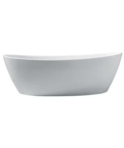 Oceanic Baignoire ilot Rosa - L.177 x I.83 x H.58 cm - En acrylique - Bonde poussoir - Blanc* Baignoire Îlot