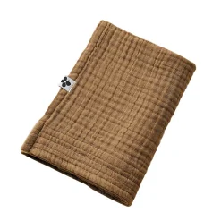 Altobuy OUREA - Serviette de Toilette 50x90cm Gaze de Coton Camel* Serviette De Toilette