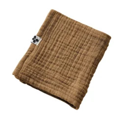 Altobuy OUREA - Serviette Invité 30x50cm Gaze de Coton Camel* Serviette De Toilette