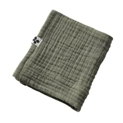 Altobuy OUREA - Serviette Invité 30x50cm Gaze de Coton Romarin