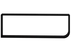 T-Bath Pack 2 supports porte-serviettes pour plan de toilette - noir mat