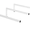 T-Bath Pack 3 supports équerres pour plan de toilette - blanc mat