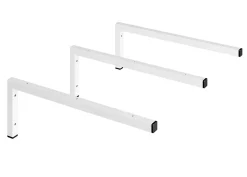 T-Bath Pack 3 supports équerres pour plan de toilette - blanc mat