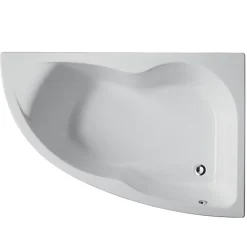 Jacob Delafon Pack baignoire d'angle 150 x 100 cm Micromega Duo version droite + tablier de baignoire