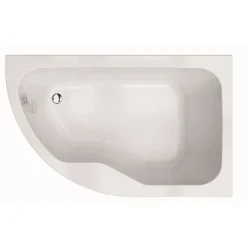 Sanitaire Pack Baignoire POP asymétrique 160x100 angle à droite avec tablier* Baignoire Asymétrique