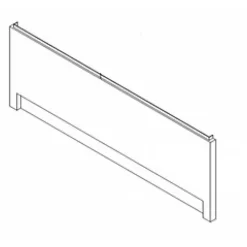 Sanitaire Pack Baignoire POP 160x70 avec tablier façade et retour