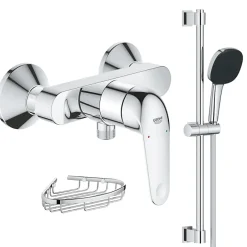Grohe Pack douche mécanique Swift 2023 avec ensemble de douhe Vitalio Comfort 110 et panier porte-savon* Colonne De Douche Mécanique