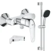 Grohe Pack douche mécanique Swift 2023 avec ensemble de douche Vitalio Comfort 110 et tablette en angle* Colonne De Douche Mécanique