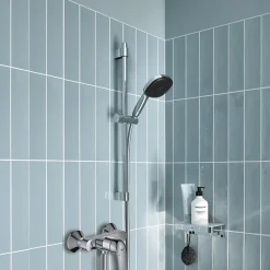 Grohe Pack douche mécanique Swift 2023 avec ensemble de douche Vitalio Comfort 110 et tablette en angle* Colonne De Douche Mécanique