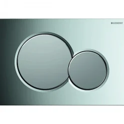 Geberit Pack UP320 + Cuvette sans bride KELOS Flush Gris Foncé + Plaque Sigma Chromé Brillant* Wc Suspendu