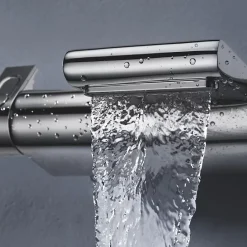 Grohe Pack mitigeur bain thermostatique Grohtherm 2000 + Douchette 2 jets Vitalio Comfort 110 + Flexible