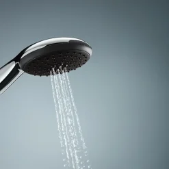 Grohe Pack mitigeur douche mécanique Start 2021 + ensemble de douche 2 jets Vitalio Start avec barre chromé