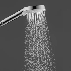 Hansgrohe Pack mitigeur douche thermostatique Ecostat 1001 CL + Barre et pommeau de douche Crometta Vario 2 jets Chromé