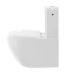 GoodHome Pack WC à poser avec cuvette, abattant et réservoir, Kentia