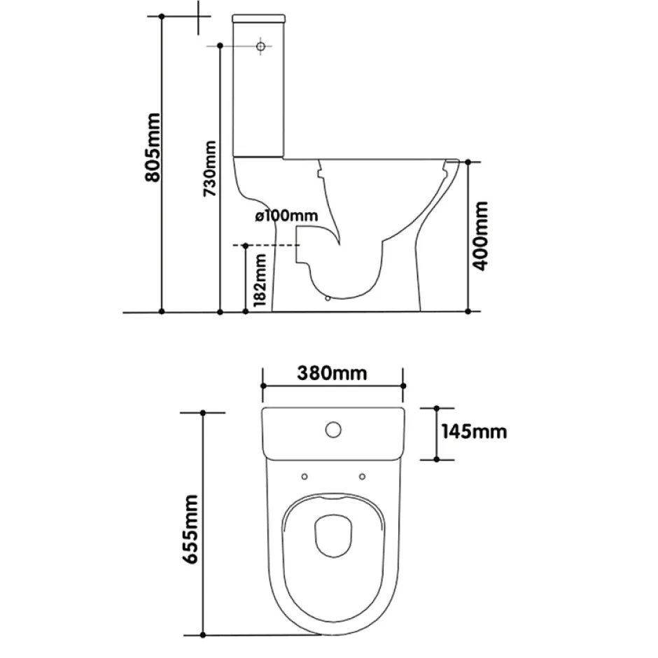 Planète Bain Pack wc à poser caréné sans bride sortie horizontale vario Spacio* Wc À Poser
