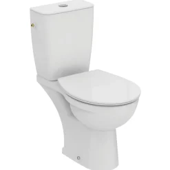 Ideal Standard Pack WC à poser en céramique et thermodur, sortie horizontale, Thirso* Wc À Poser