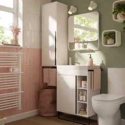 GoodHome Pack WC à poser sans bride sortie horizontale ou verticale Cavally