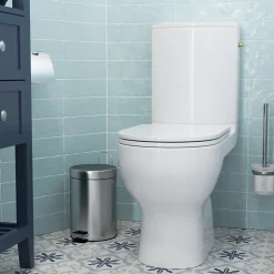 GoodHome Pack WC à poser sans bride avec sortie verticale Cavally