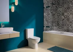 Geberit Pack WC à poser sans bride avec abattant à frein de fermeture, G-300* Wc À Poser